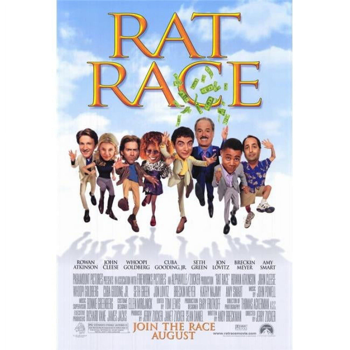 Rat Race Movie Poster Print in vibrant colors, 27x40 size.