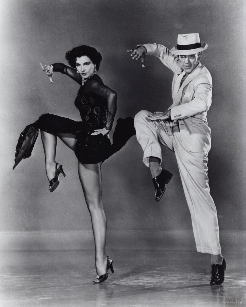 Fred Astaire and Cyd Charisse dancing in Silk Stockings photo print.