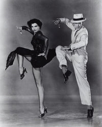 Fred Astaire and Cyd Charisse dancing in Silk Stockings photo print.