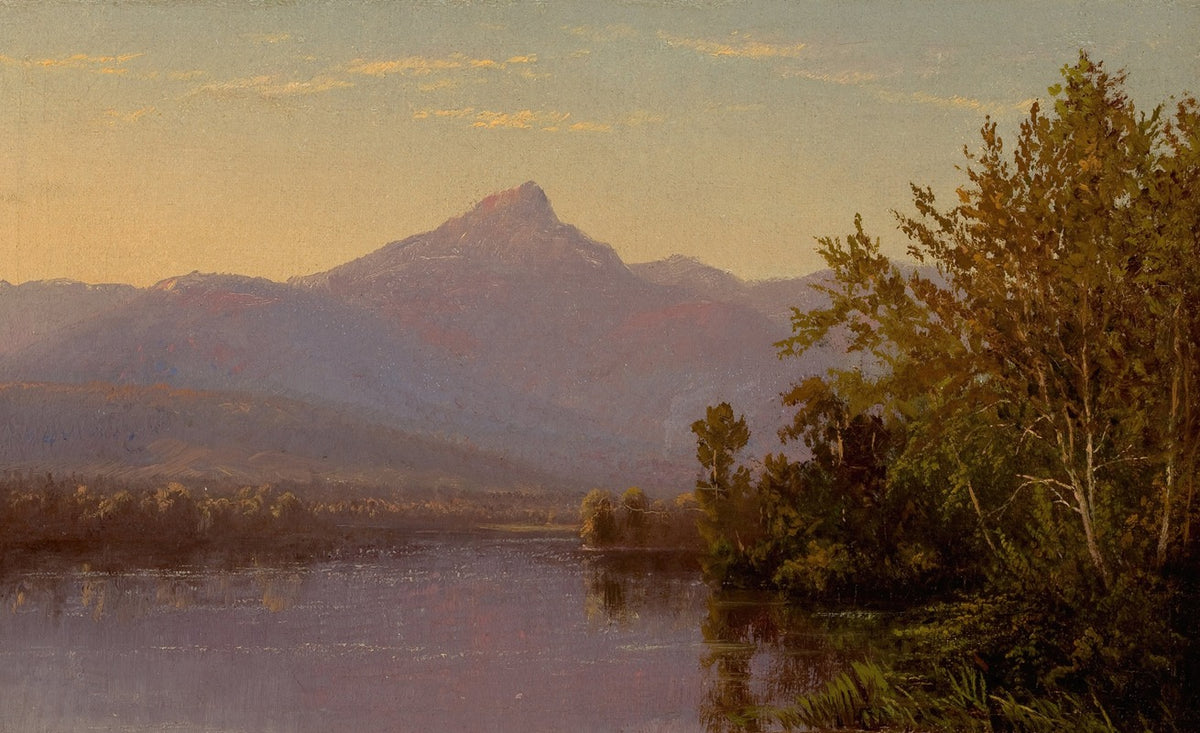 Mount Chocorua scenic poster print by Edward W. Nichols depicting New Hampshire's natural beauty.