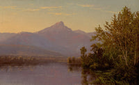 Mount Chocorua scenic poster print by Edward W. Nichols depicting New Hampshire's natural beauty.