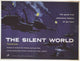 The Silent World movie poster print, 27x40 inches, vibrant underwater imagery.