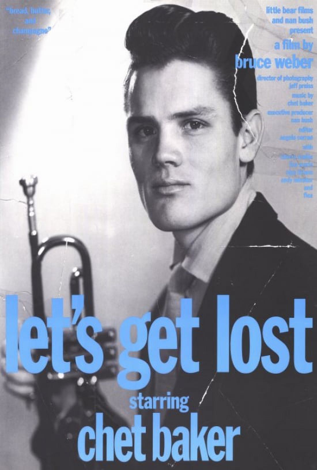 Let's Get Lost Movie Poster Print - 27x40 size, vibrant design for cinema lovers.
