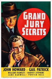 Grand Jury Secrets 1939 movie poster print, showcasing classic cinema design.