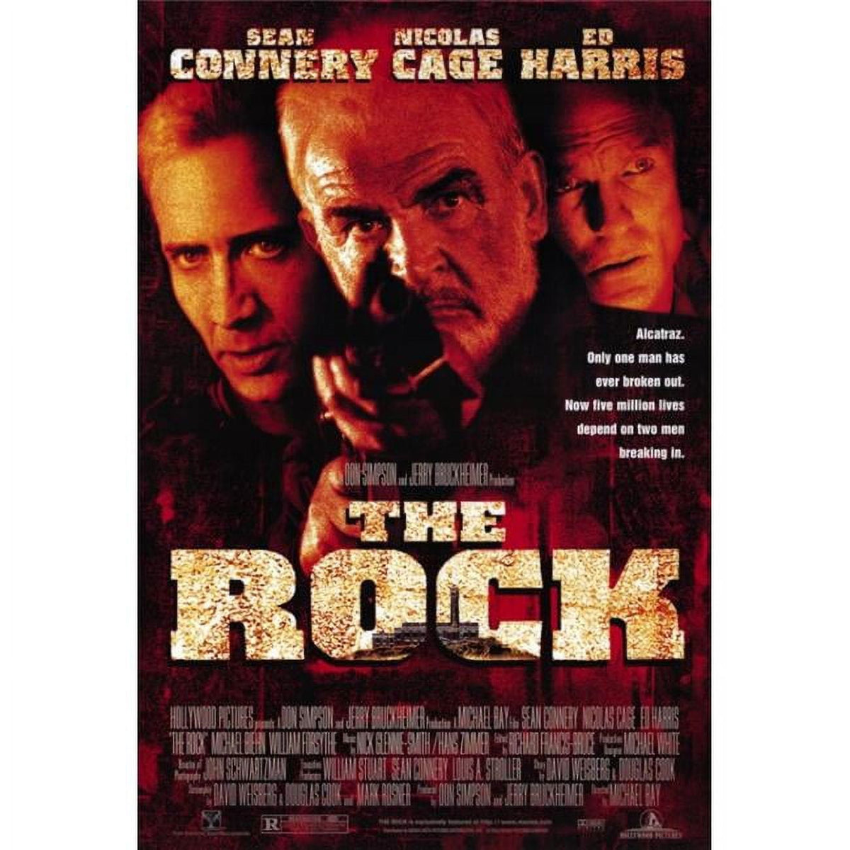 The Rock movie poster print in vibrant colors, 27x40 size.