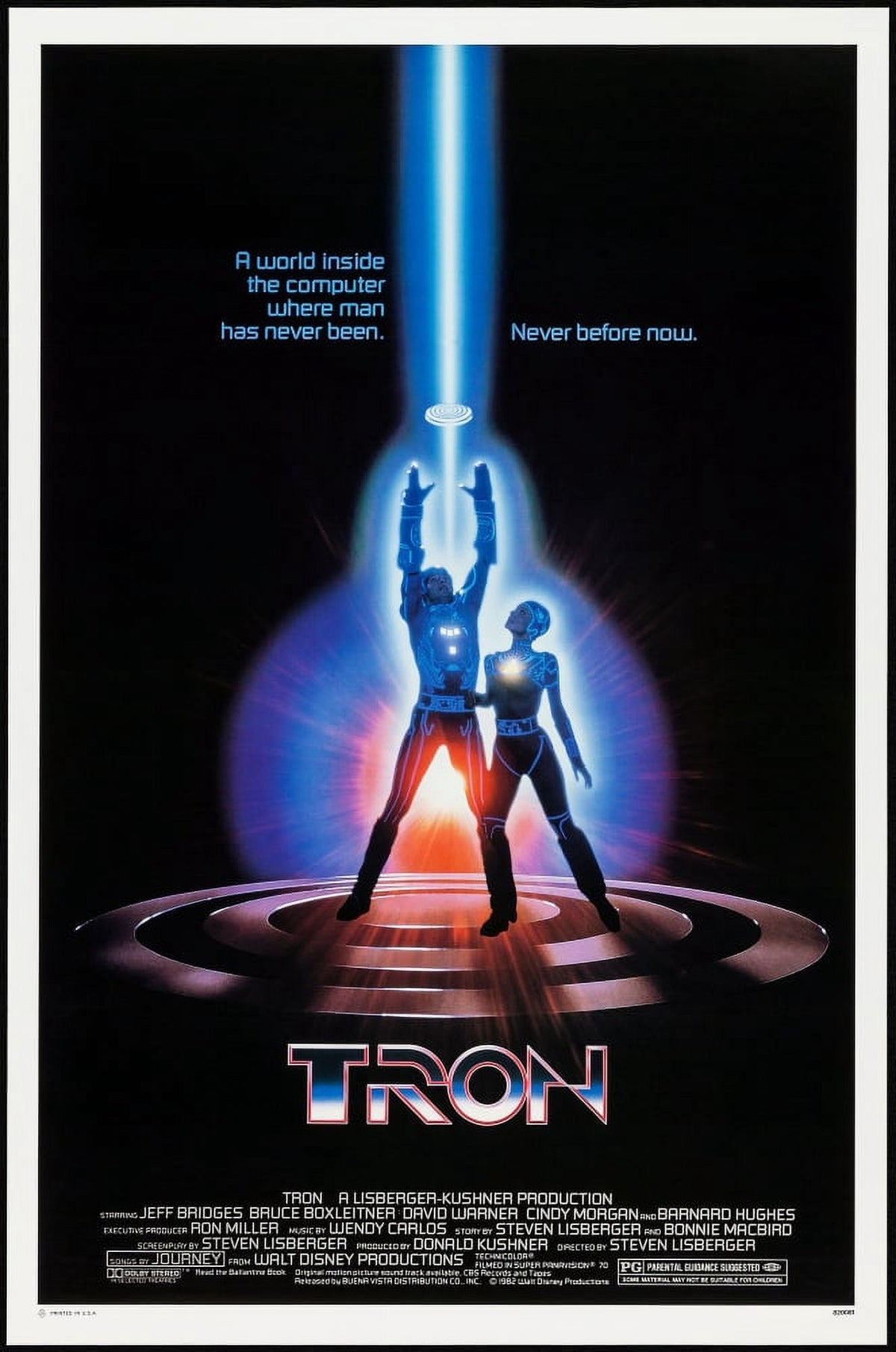 Tron Fine Art Print showcasing vibrant colors and iconic imagery