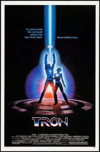 Tron Fine Art Print showcasing vibrant colors and iconic imagery