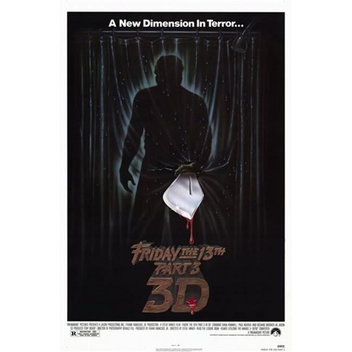 Friday the 13th Part 3 Movie Poster - 11x17 inch print