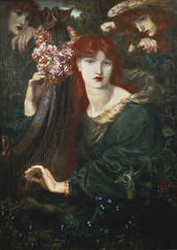 La Ghirlandata Art Print by Dante Gabriel Rossetti - Pre-Raphaelite artwork