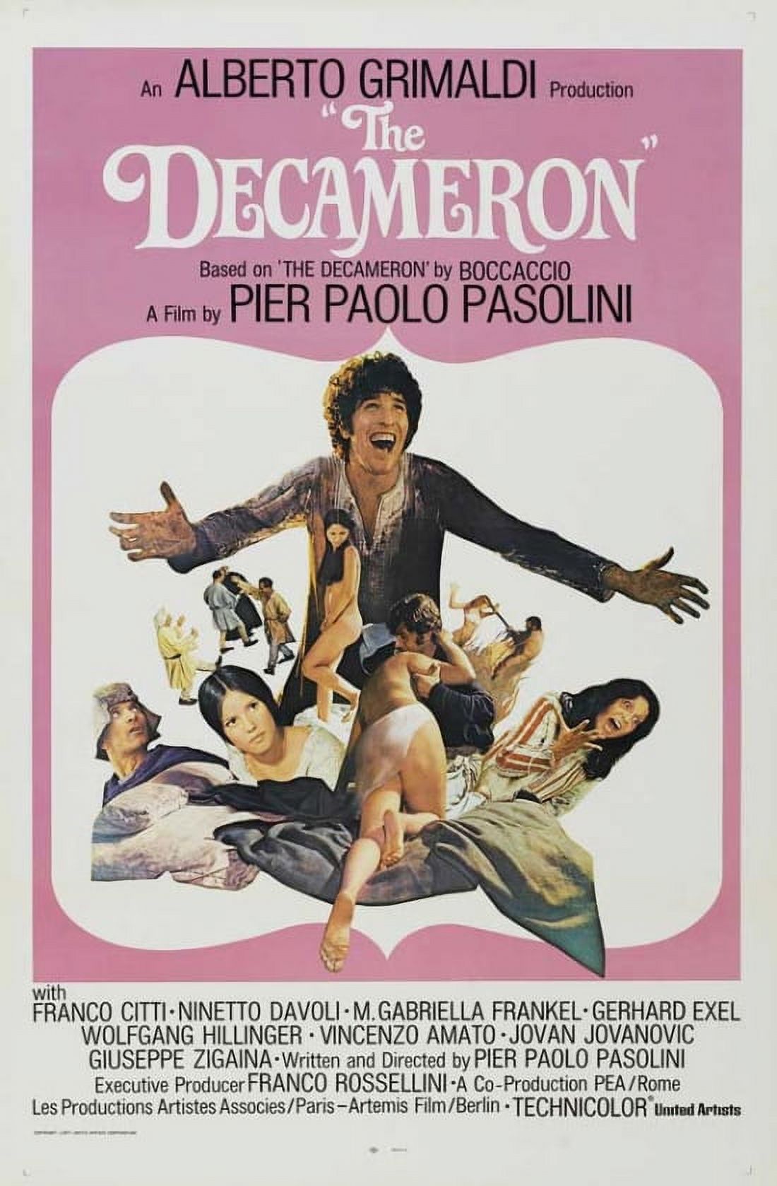 The Decameron Movie Poster 11x17 print showcasing captivating film art.