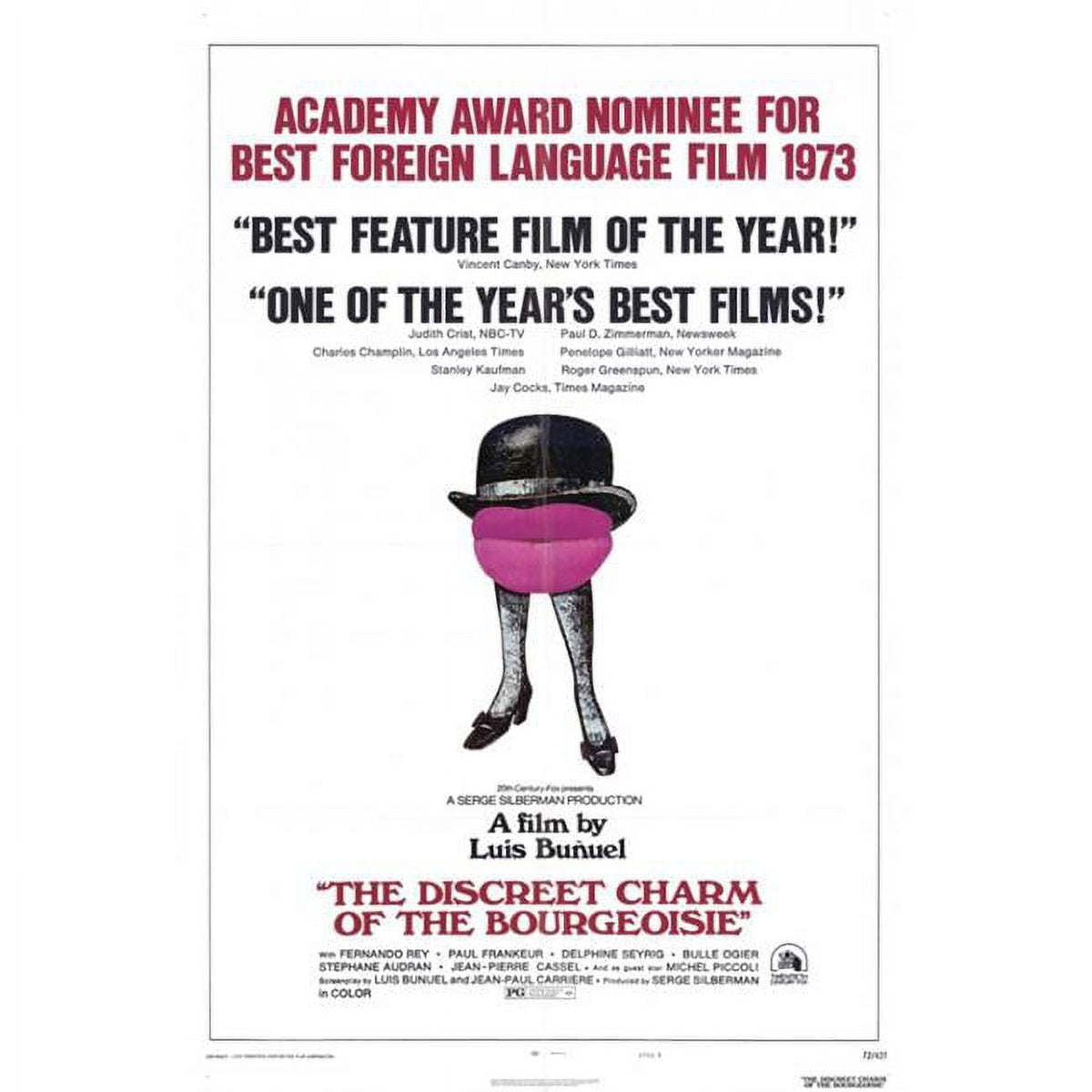 The Discreet Charm of the Bourgeoisie Movie Poster Print 27x40