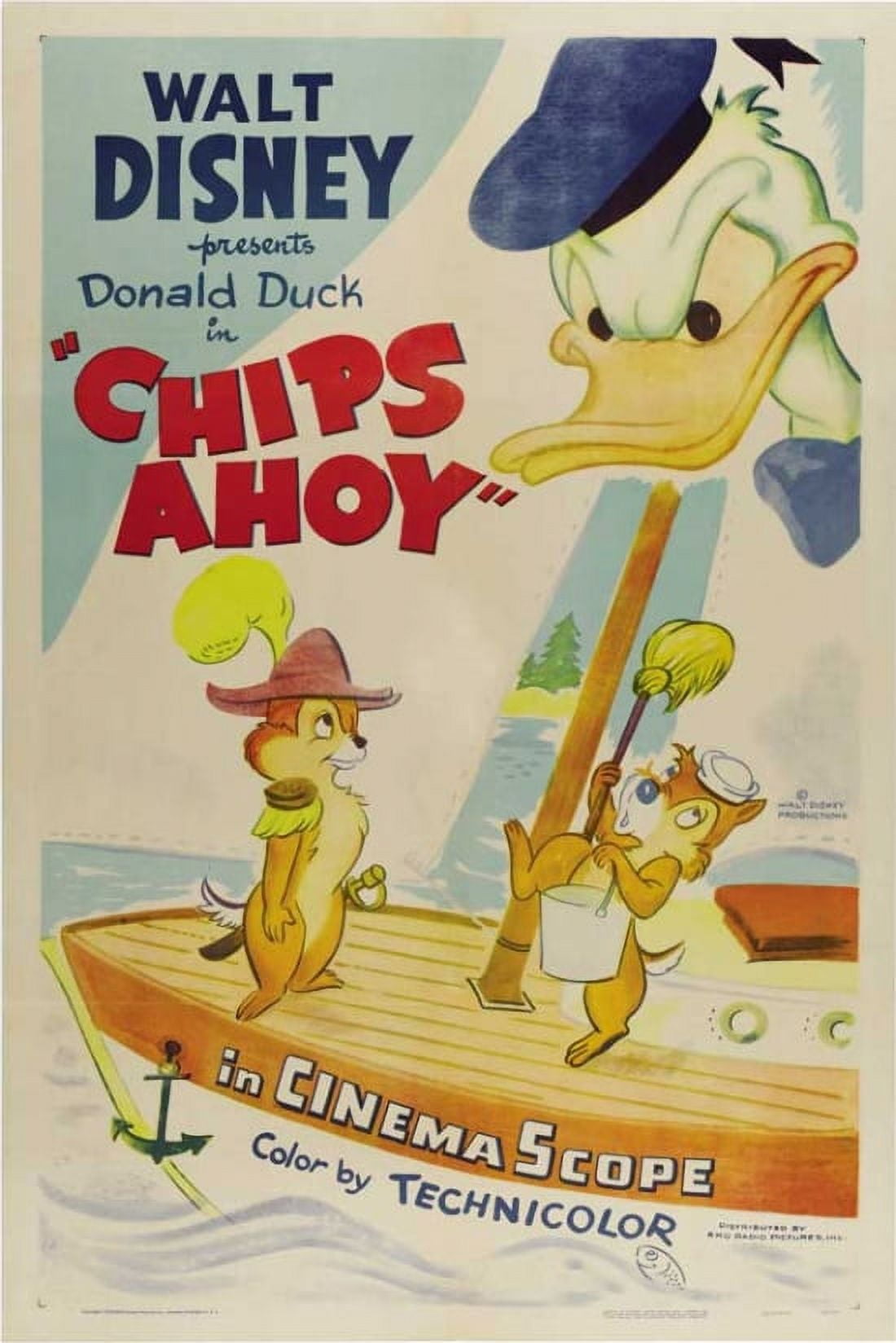 Chips Ahoy Movie Poster - 11x17 print featuring classic cookie branding.