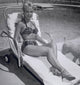 Barbara Eden Poolside Photo Print - Vintage Glamour