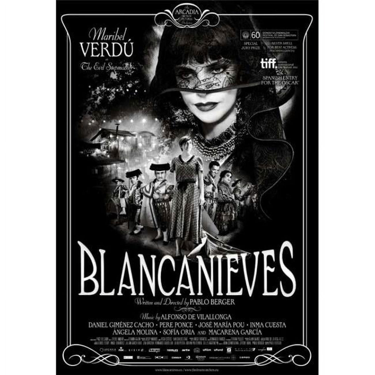 Blancanieves classic movie poster print 27x40