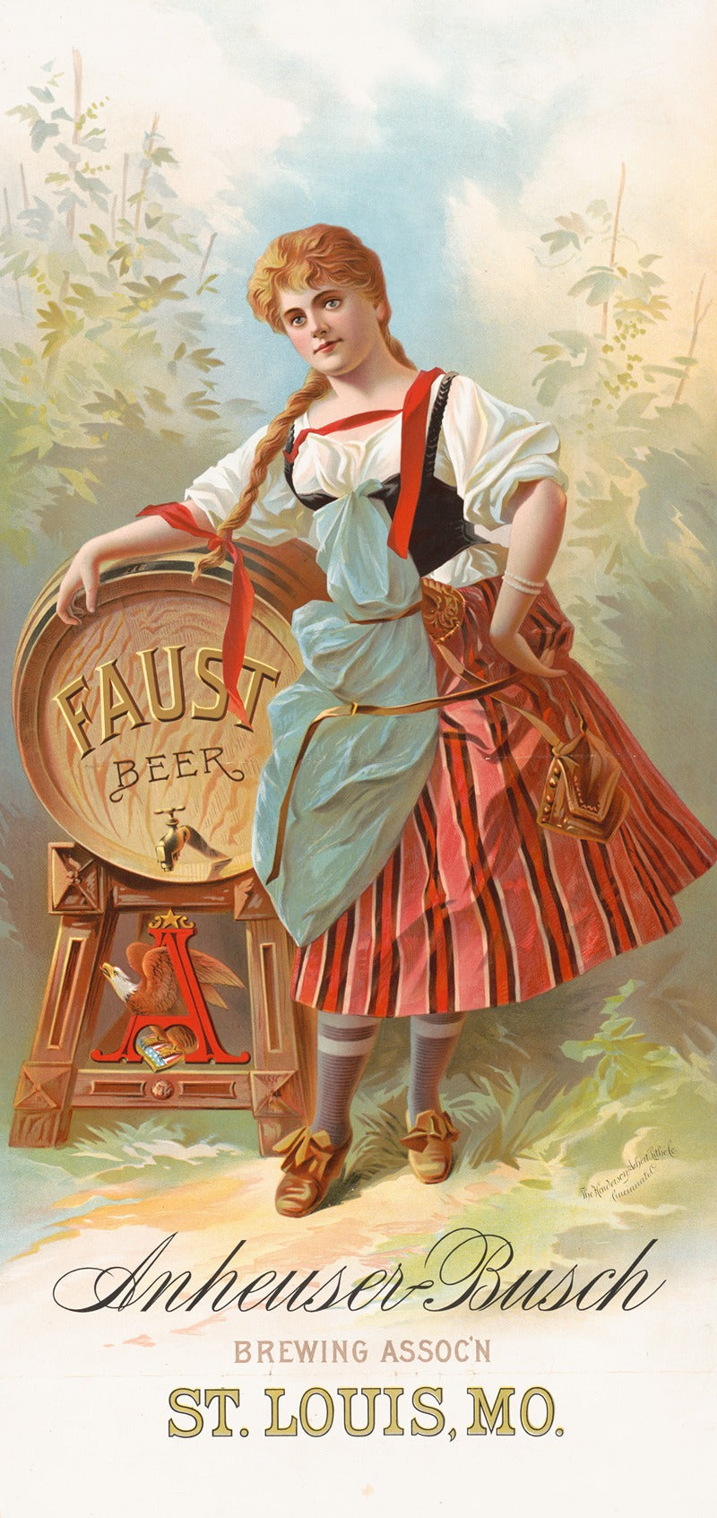 Anheuser-Busch Brewing Association 1880 Poster Print