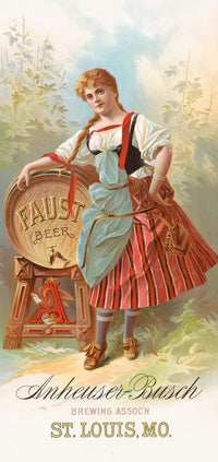 Anheuser-Busch Brewing Association 1880 Poster Print