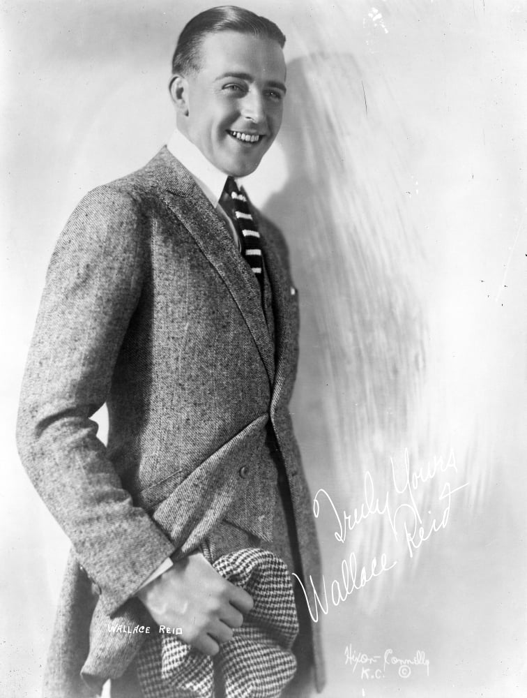 Portrait of Wallace Reid photo print showcasing classic Hollywood charm.