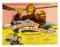 The Kentuckian movie masterprint poster featuring Burt Lancaster.