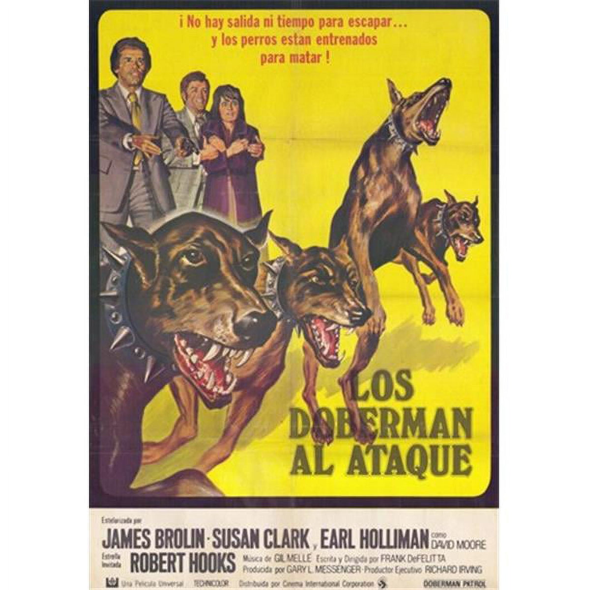 Doberman Patrol Movie Poster in 11x17 size