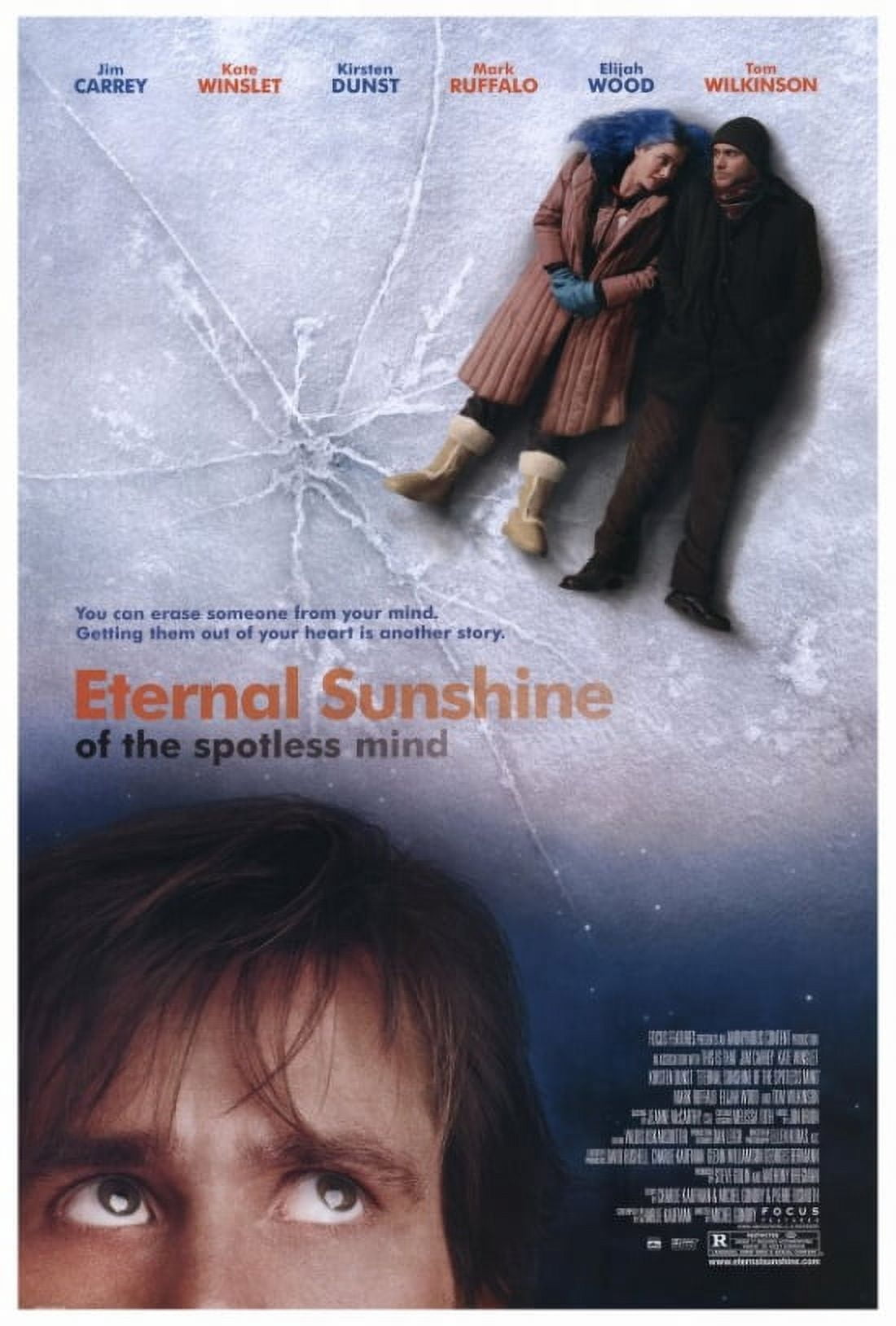 Eternal Sunshine of the Spotless Mind movie poster print, 27x40 inches.