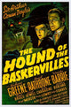 The Hound of the Baskervilles 1939 movie poster art featuring Wendy Barrie and Richard Greene