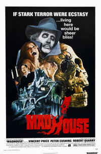 Madhouse movie poster print featuring Vincent Price from the 1974 film.