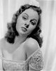 Susan Hayward wearing a beaded dress photo print