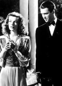 Film still of Katharine Hepburn and Jimmy Stewart in The Philadelphia Story photo print