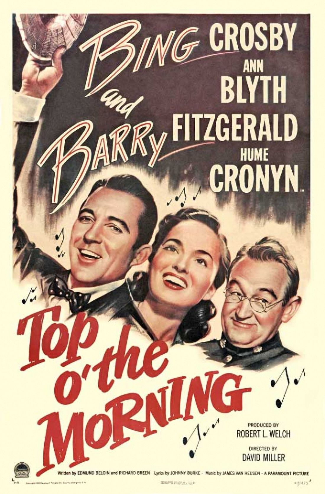 Top o' the Morning Movie Poster 11x17 print