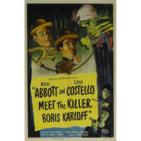 Abbott and Costello Meet the Killer Boris Karloff movie poster print