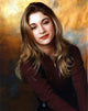Staci Keanan portrait photo print wearing a brown jacket