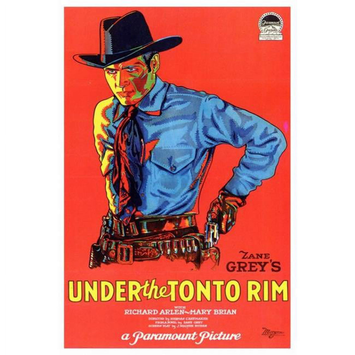 Under the Tonto Rim movie poster print in vibrant colors.