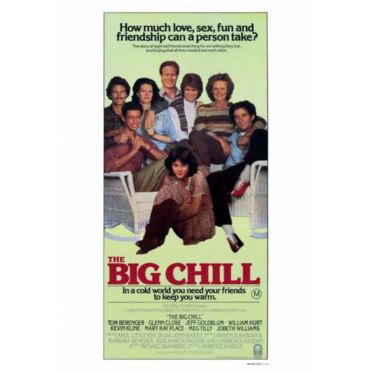 The Big Chill Movie Poster Print 27x40 - Classic Film Artwork