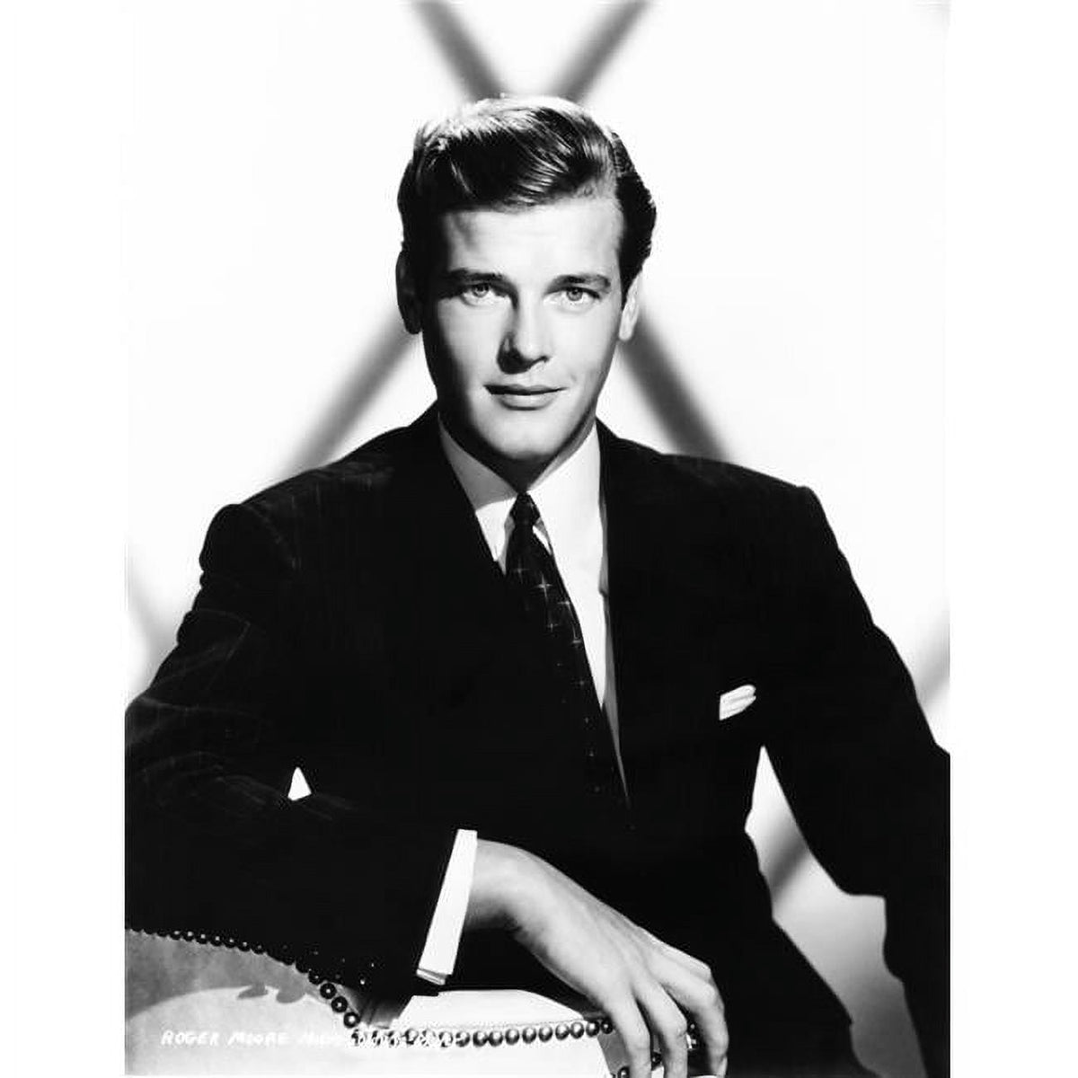 Roger Moore Mid 1950s Photo Print - Classic Hollywood Icon