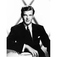 Roger Moore Mid 1950s Photo Print - Classic Hollywood Icon