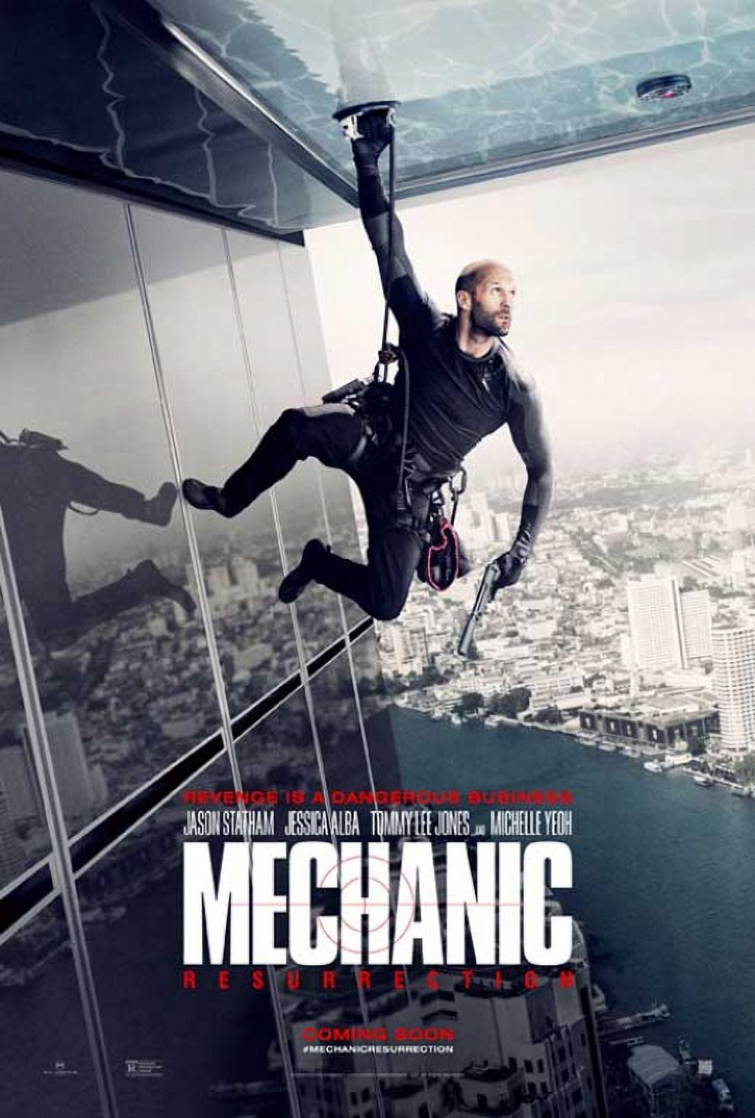 Mechanic: Resurrection Movie Poster 27x40, action film art print