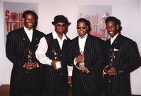Boyz II Men Group Portrait Photo Print in Black Suits