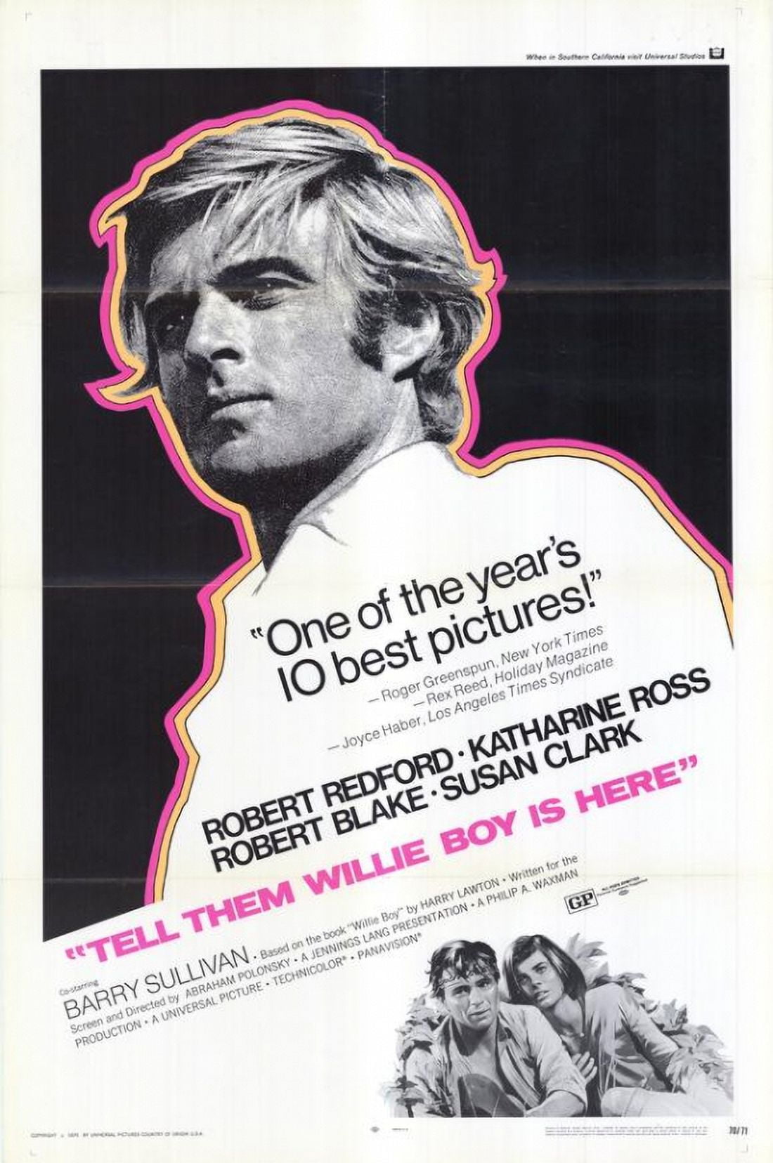 Tell Them Willie Boy Is Here movie poster 11x17