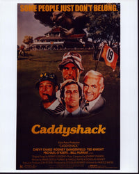 Caddyshack movie poster photo print showcasing classic comedy.