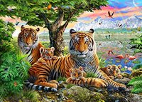 Hidden Tigers Buffalo Poster Print by Adrian Chesterman