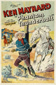 Phantom Thunderbolt movie poster print featuring Ken Maynard and Tarzan The Wonder Horse.