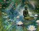 Floating Lotus Buddha Poster Print by Alixandra Mullins