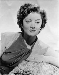 Classic photo print of Myrna Loy, Hollywood icon, available in various sizes.