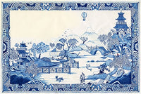 Blue Willow Poster Print by Colin Thompson showcasing intricate details and elegant design.