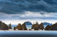 Light Breaks Through Clouds Photo Print of The Arches, Olympic Peninsula, Washington State.