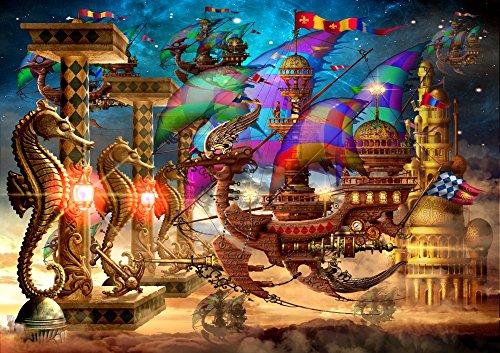 The Fleet Has Arrived poster print by Ciro Marchetti, colorful and imaginative artwork.
