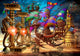 The Fleet Has Arrived poster print by Ciro Marchetti, colorful and imaginative artwork.