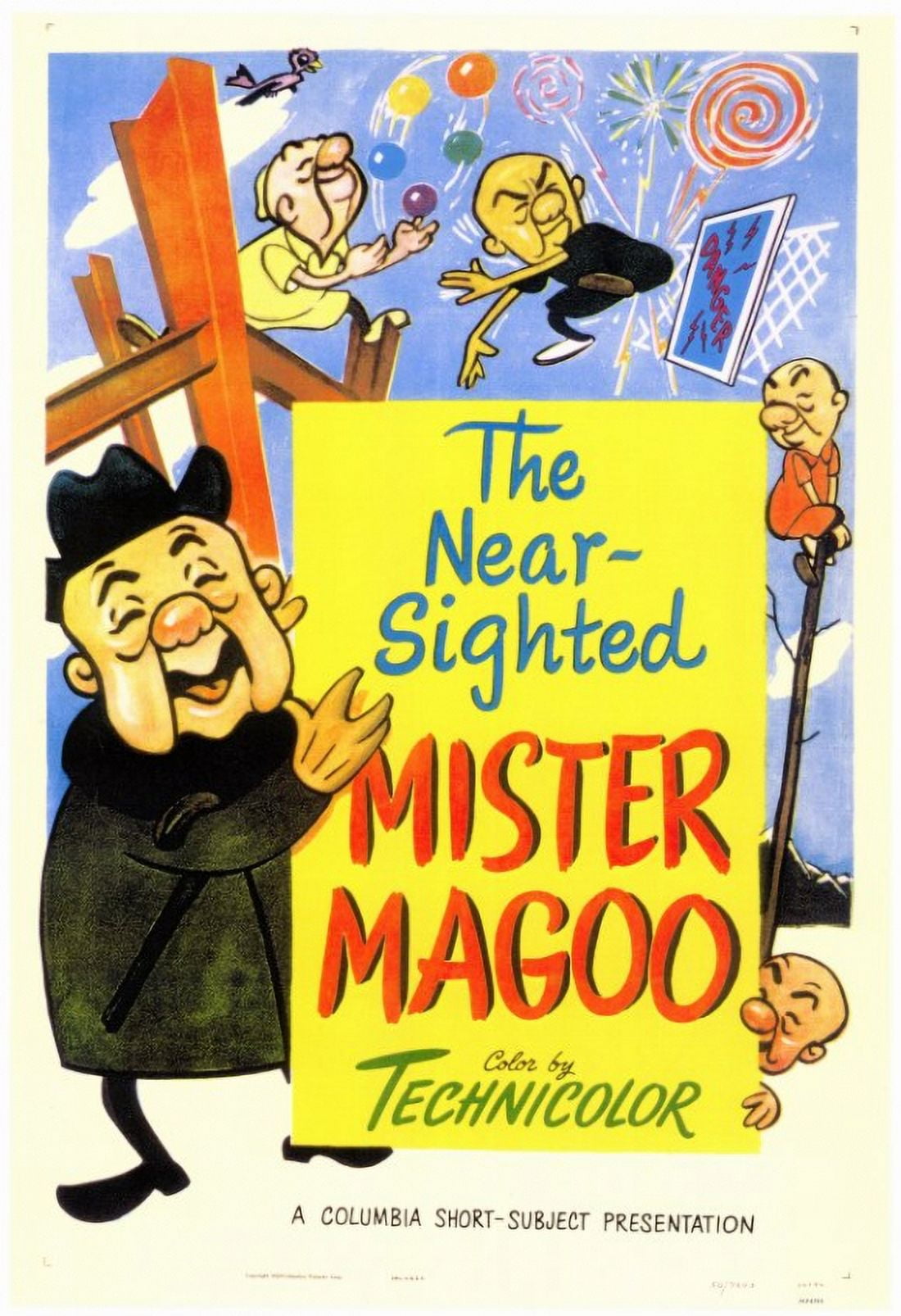 The Near Sighted Mr. Magoo Movie Poster 11x17