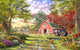 Old Farmhouse Poster Print by Dominic Davidson, rustic decor