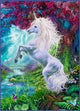 Prancing Unicorn Poster Print by Jan Patrick - Whimsical art for children's rooms.